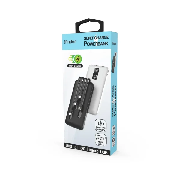 Powerbanks with 3-in-1 Charging Cables 10,000 MAH 