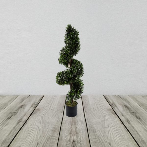 SPRIAL BUXUS ARTIFICIAL UV RESISTANT OUTDOOR TOPIARY TREE