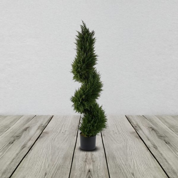 SPRIAL CYPRESS ARTIFICIAL TOPIARY TREE
